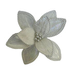 White Poinsettia - Seasonal Decor