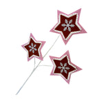 Pink Ginger Star Spray - Seasonal Decor