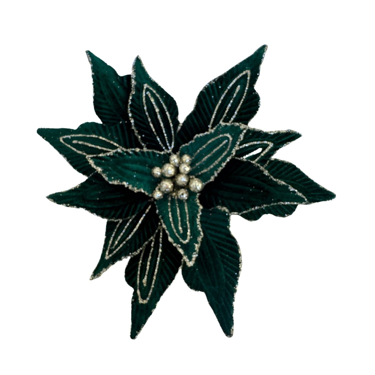 Emerald Green Poinsettia - Seasonal Decor