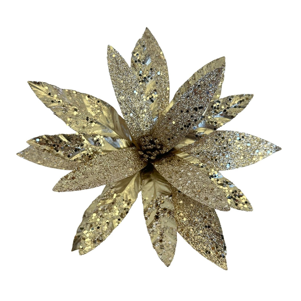Champagne Poinsettia - Seasonal Decor