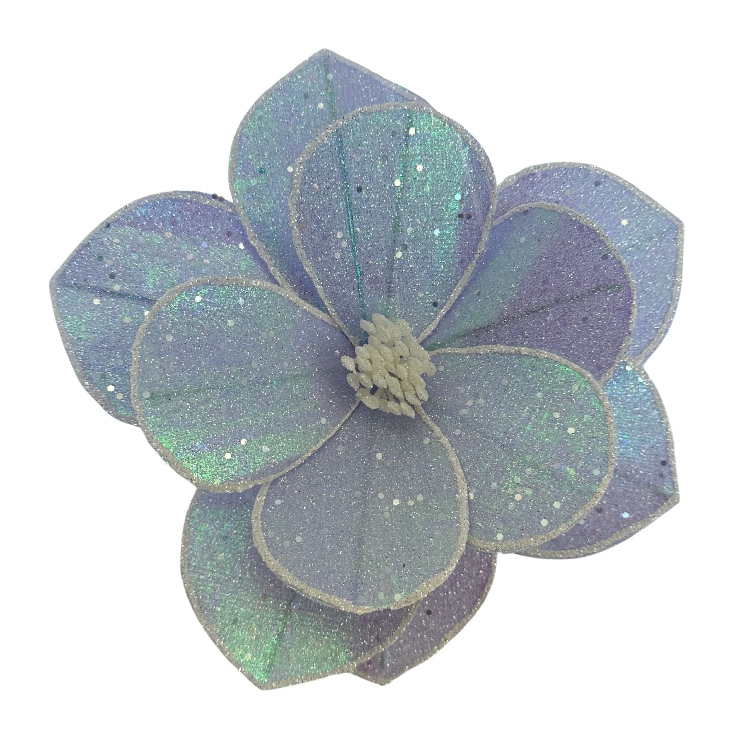 Irid Lilac Poinsettia - Seasonal Decor