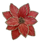 Salmon Poinsettia - Seasonal Decor
