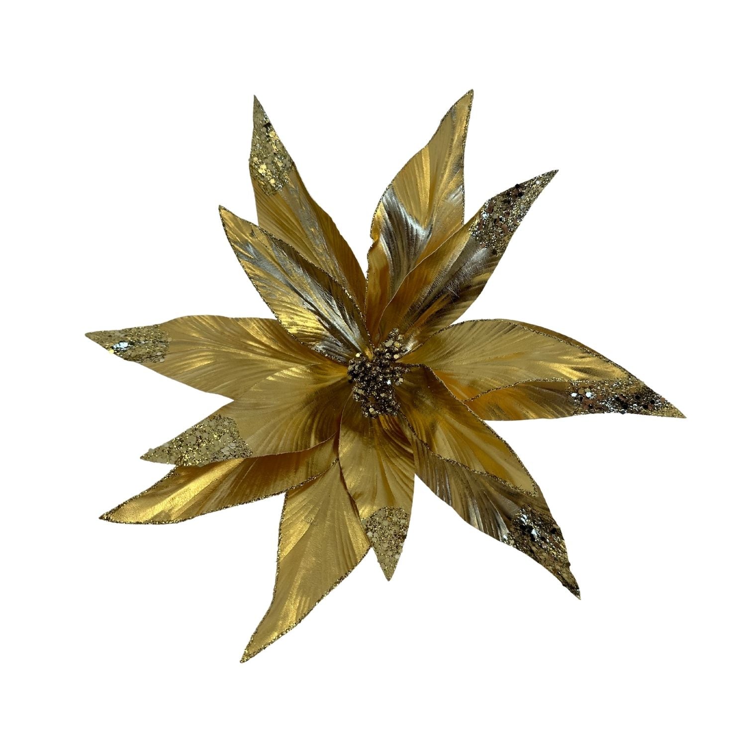 Gold Poinsettia - Seasonal Decor