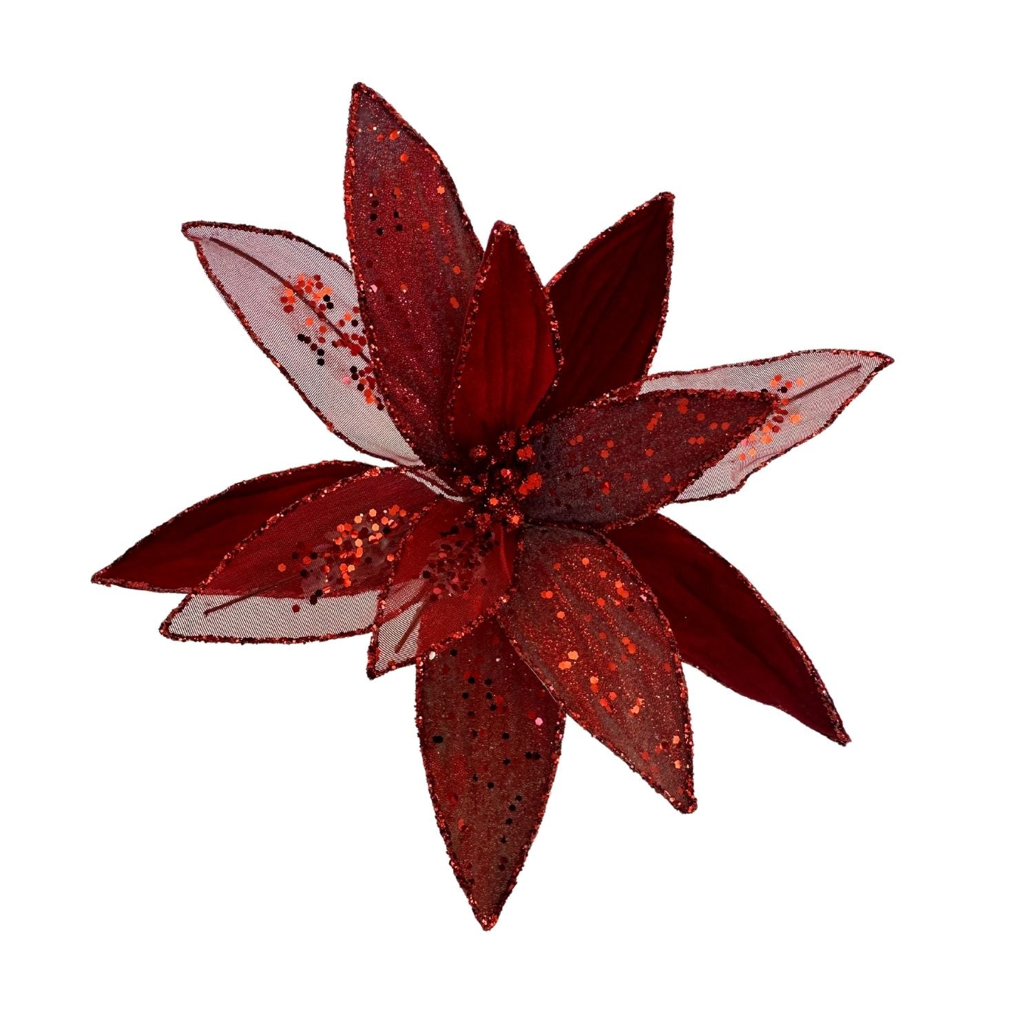 Red Poinsettia - Seasonal Decor