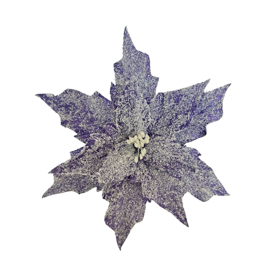 Purple Poinsettia - Seasonal Decor