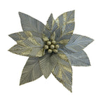 Platinum Poinsettia - Seasonal Decor
