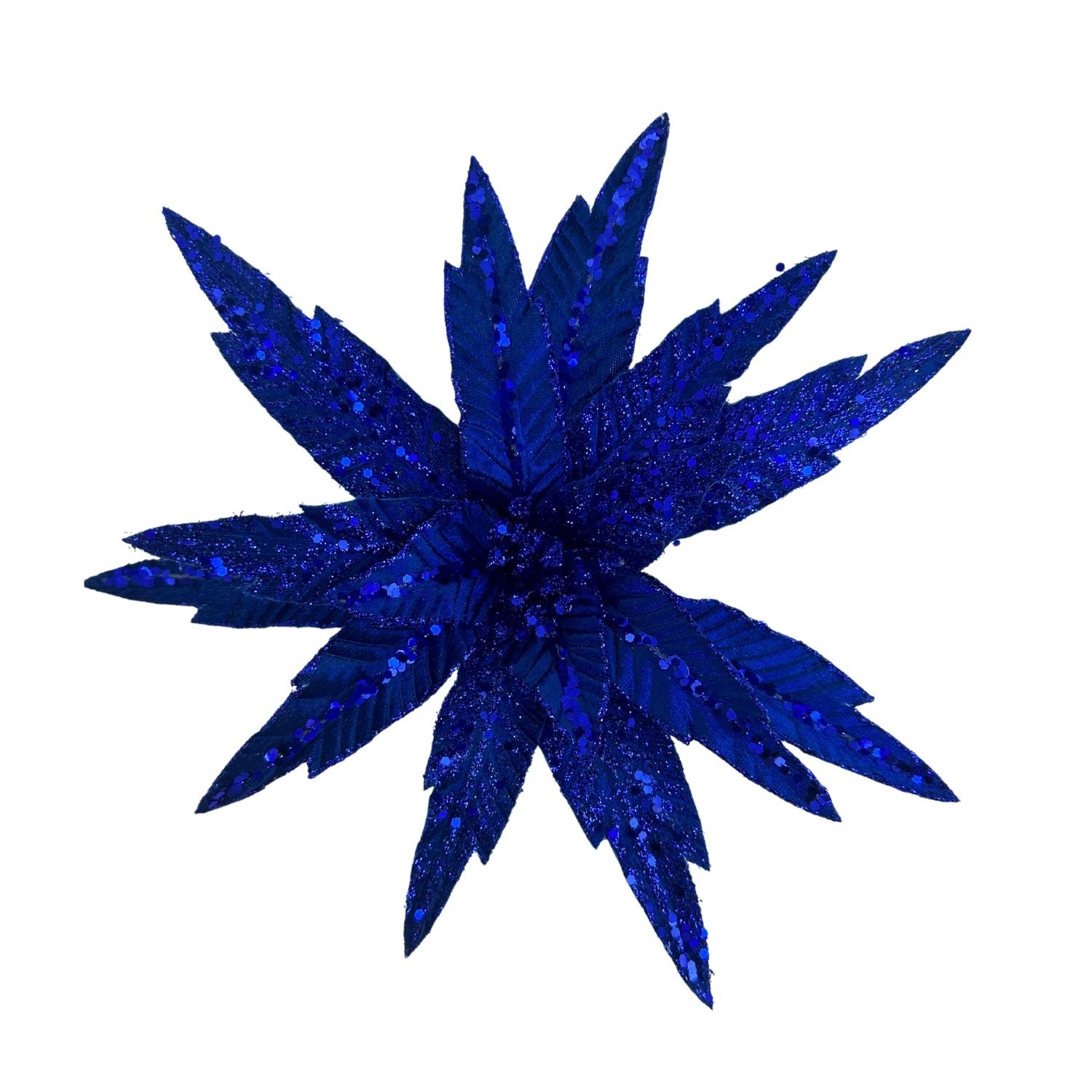 Royal Blue Poinsettia - Seasonal Decor