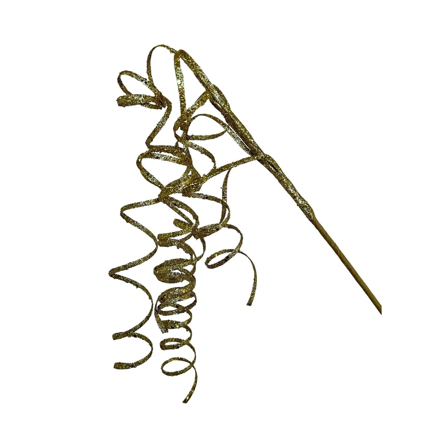 Gold Twirl Spray - Seasonal Decor