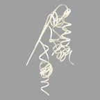 White Twirl Spray - Seasonal Decor