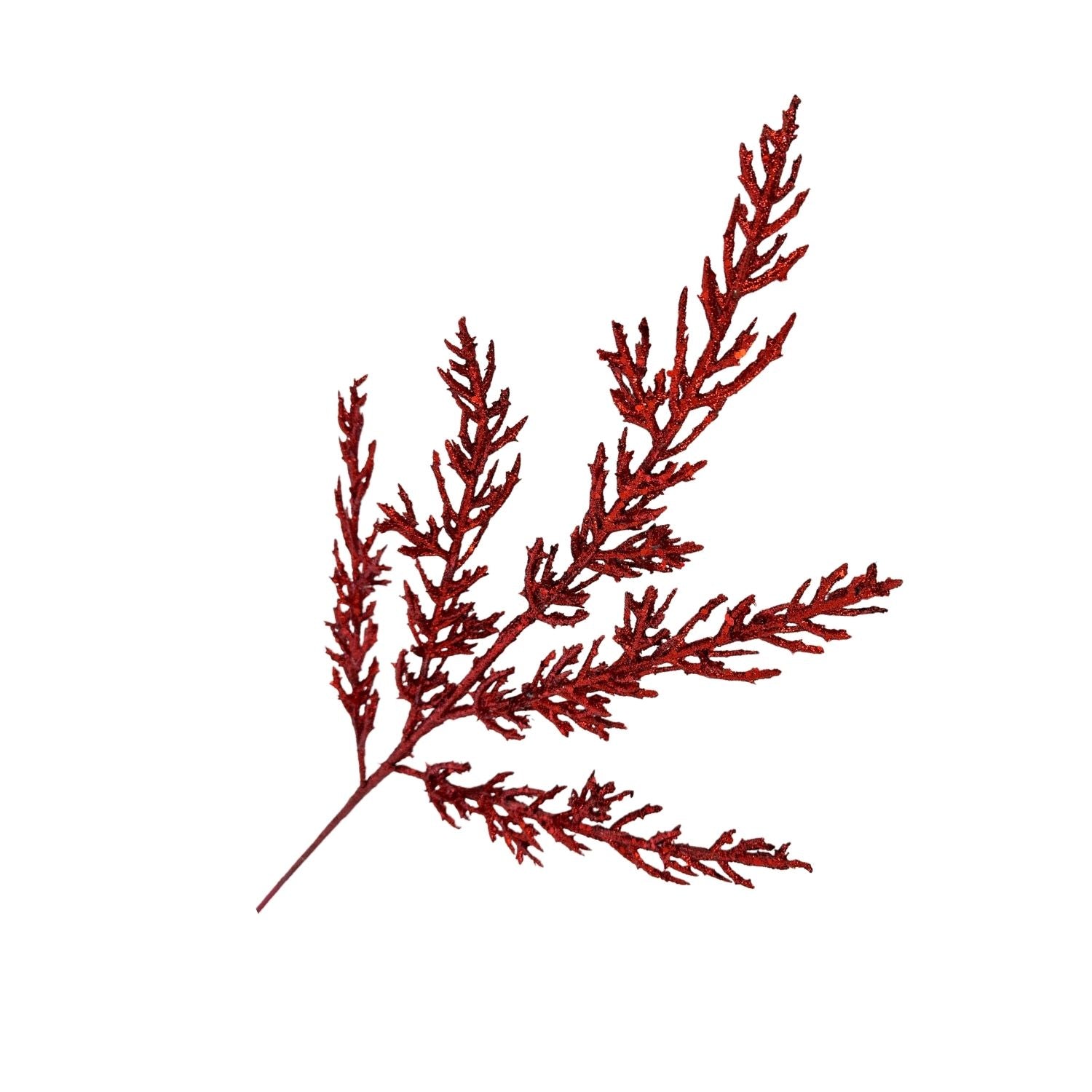 Red Leaf Spray - Seasonal Decor