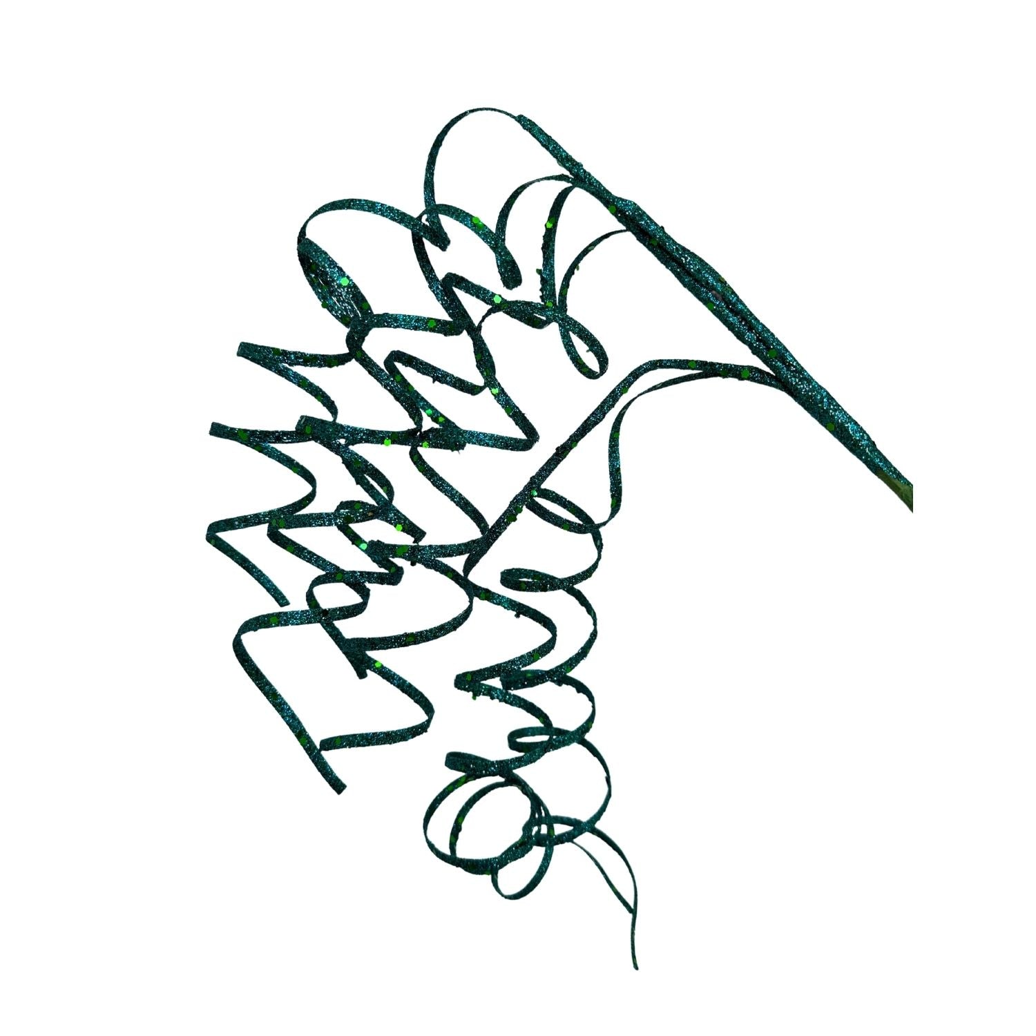 Emerald Green Twirl Spray - Seasonal Decor