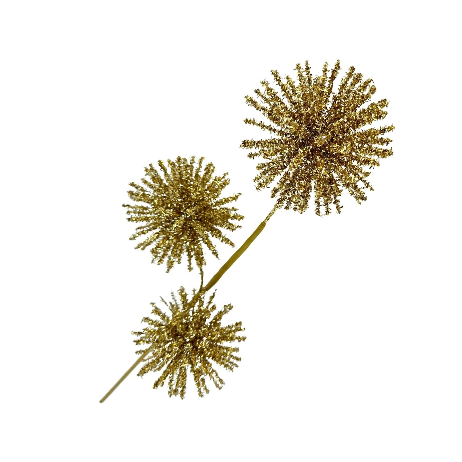 Gold 3 Burst Balls Spray - Seasonal Decor