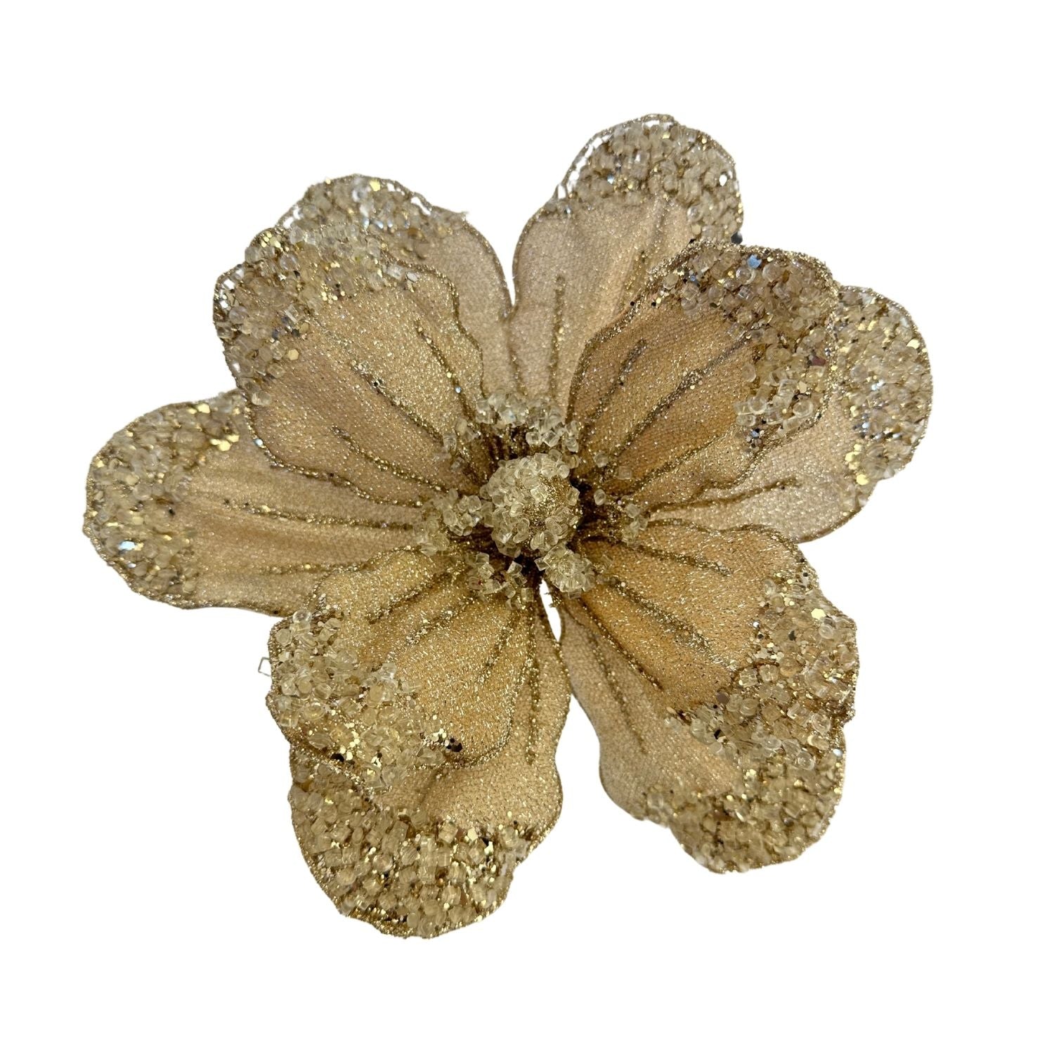 Champagne Poinsettia - Seasonal Decor