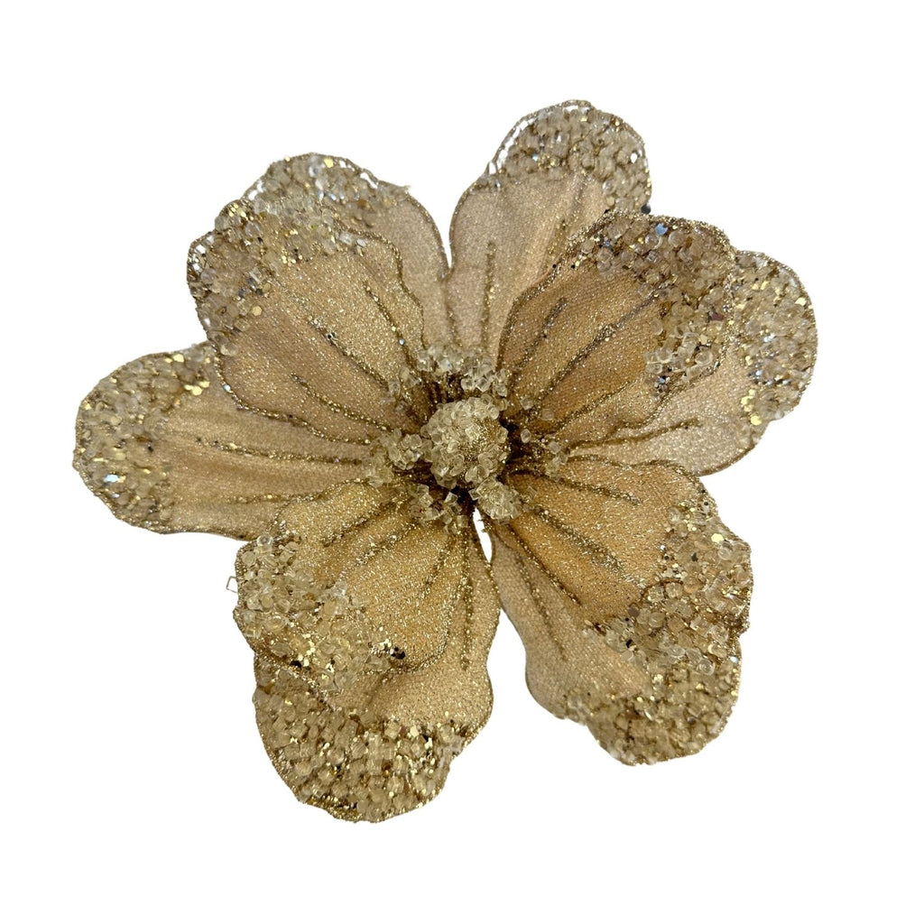 Champagne Poinsettia - Seasonal Decor