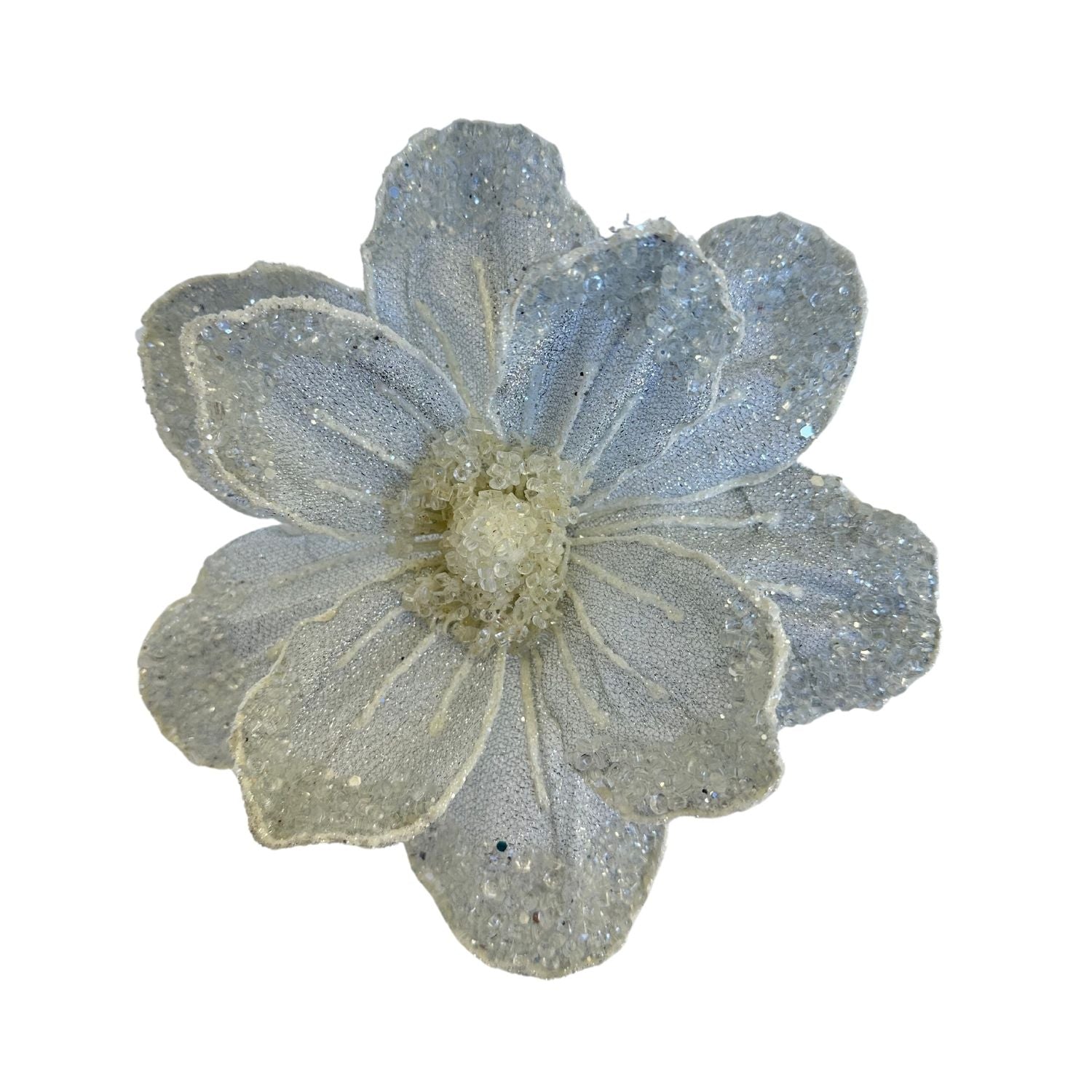 White Poinsettia - Seasonal Decor