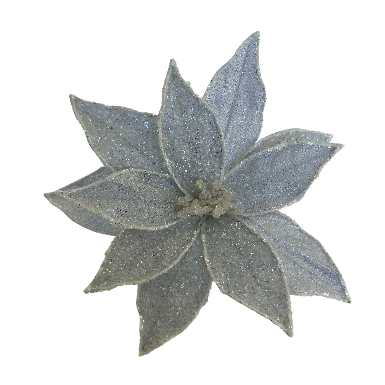 White Poinsettia - Seasonal Decor