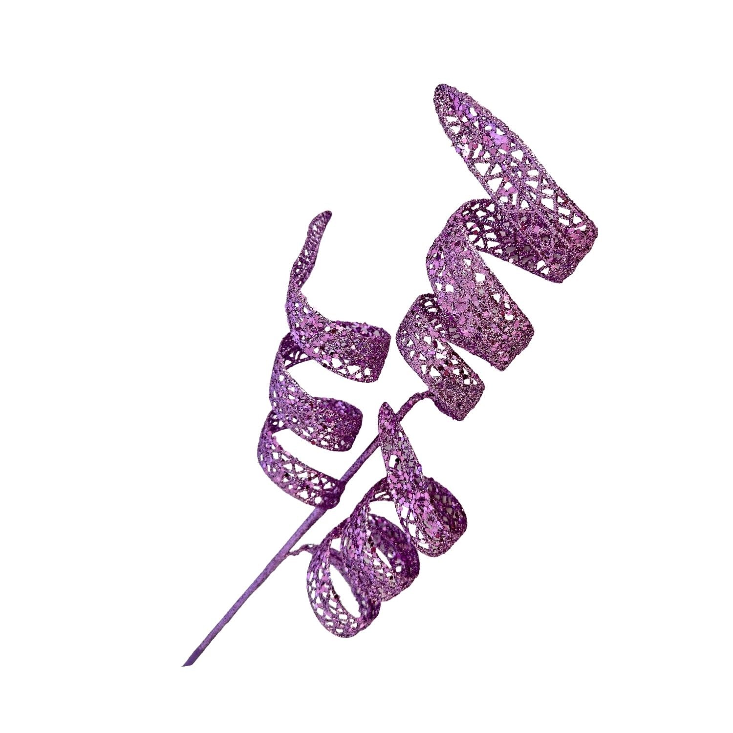Purple Swirl Spray - Seasonal Decor