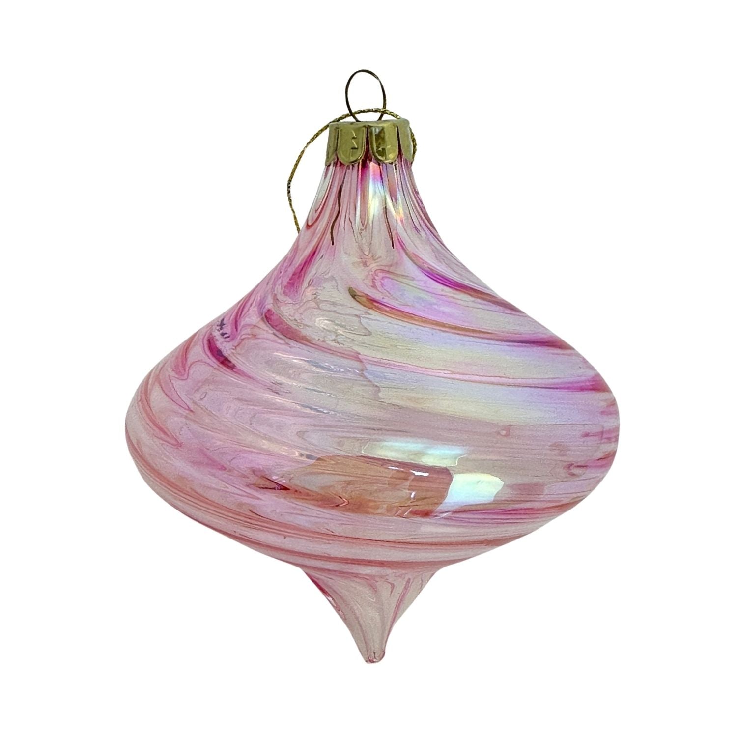 Clear Pink Long Drop Hanging - Seasonal Decor