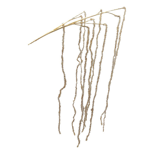 68cm Champagne Crystal Weeping Spray - Seasonal Decor