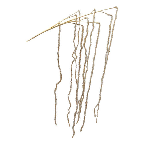 68cm Champagne Crystal Weeping Spray - Seasonal Decor