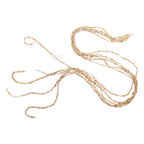 172cm Gold Crystal Garland - Seasonal Decor