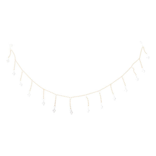 Champagne Rhinestone Garland - Seasonal Decor