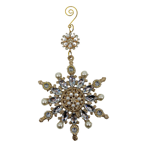 26.6cm Beaded Acrylic Starburst - Seasonal Decor