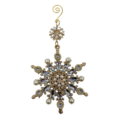 26.6cm Beaded Acrylic Starburst - Seasonal Decor