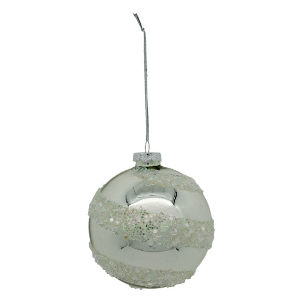 Crystal Swirl Ball - Seasonal Decor