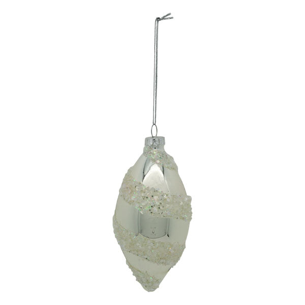 Crystal Swirl Long Drop - Seasonal Decor