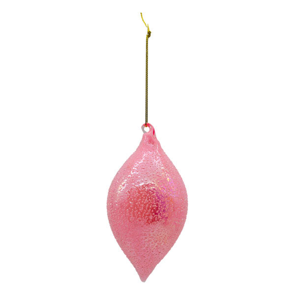 Pink Irid Long Drop - Seasonal Decor