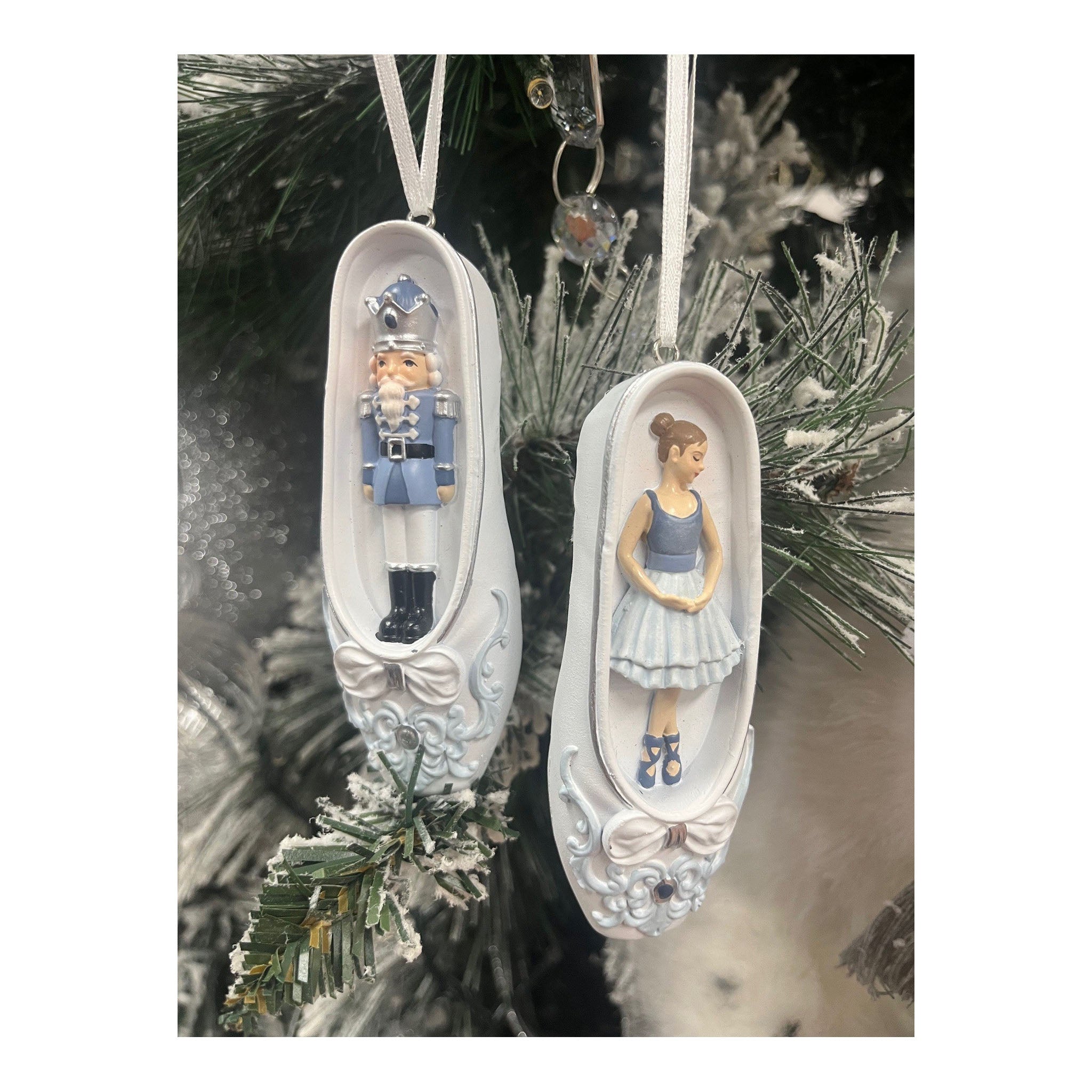 Ballet Slipper Ornaments Assorted - Seasonal Decor