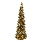 Lg Pearl Gold Ruffle Tree - Seasonal Decor