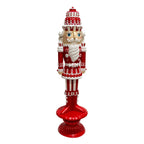 190cm Red White Nutcracker - Seasonal Decor