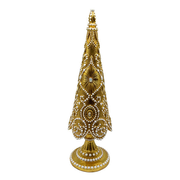 58cm Golden Decorative Tree - Seasonal Decor