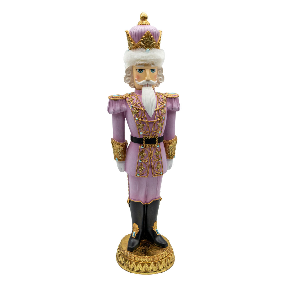 45cm Mauve Versailles Nutcracker - Seasonal Decor