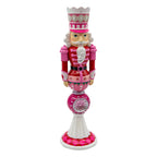 40cm Pink Nutcracker Finial - Seasonal Decor