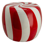 Red Candy Stool - Seasonal Decor