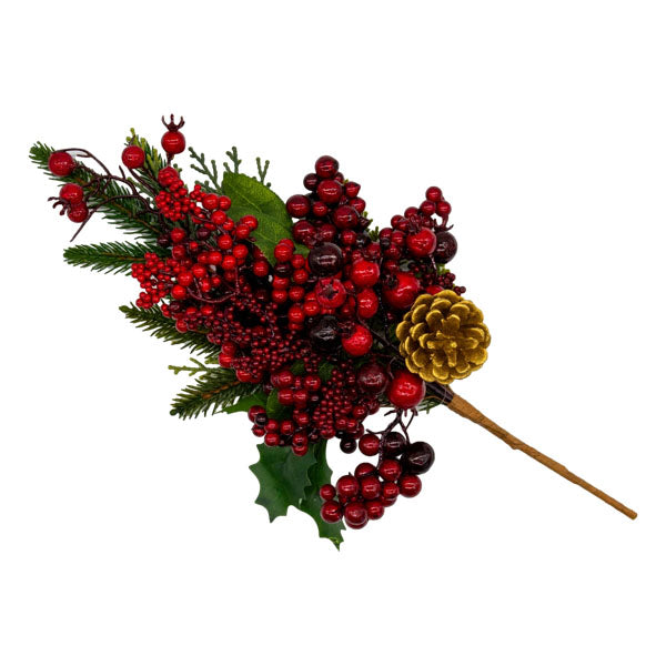 Red Gold Spray - Seasonal Decor