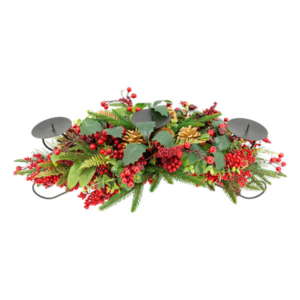 Red Gold Centrepiece - Seasonal Decor