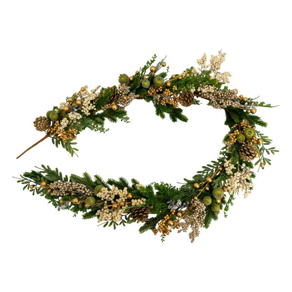 Green Apple Berry Garland - Seasonal Decor
