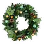 Green Autumnal Wreath - Seasonal Decor
