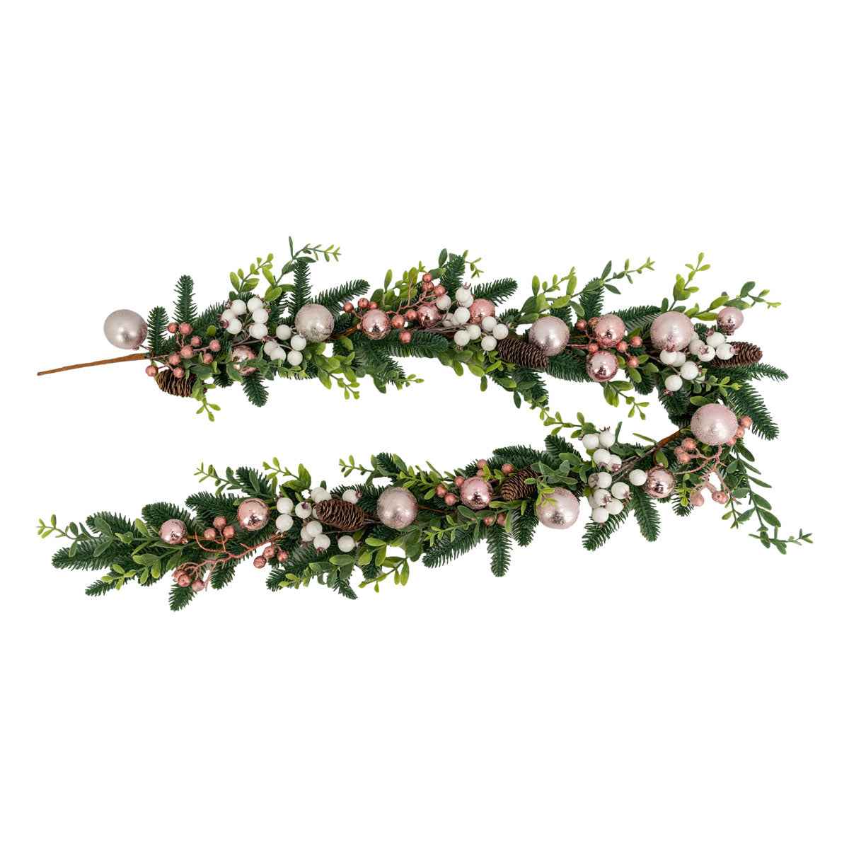 Pink White Berry Garland - Seasonal Decor