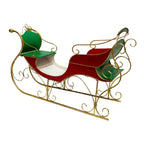 Red Sleigh Iron - Seasonal Decor
