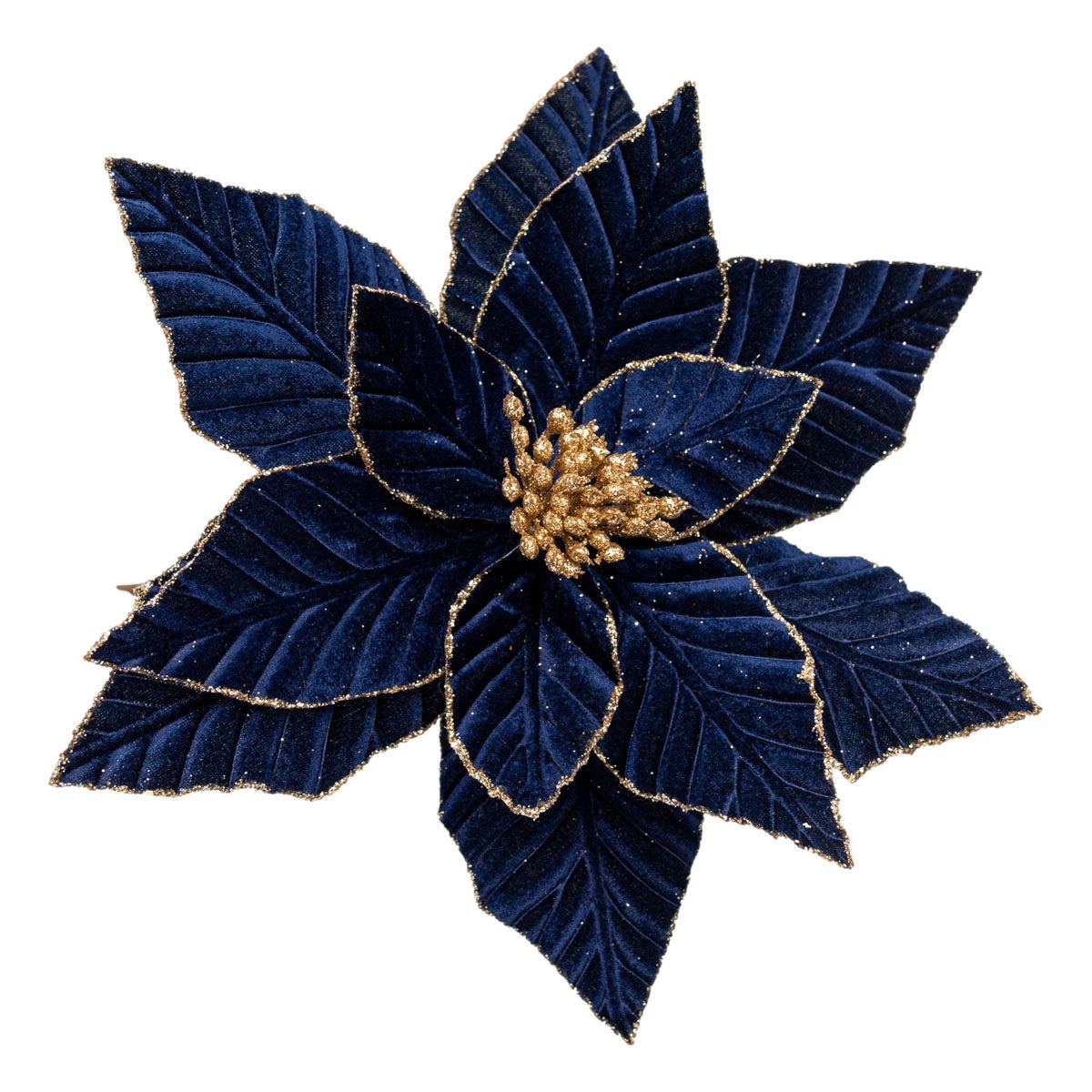 Midnight Blue Poinsettia - Seasonal Decor
