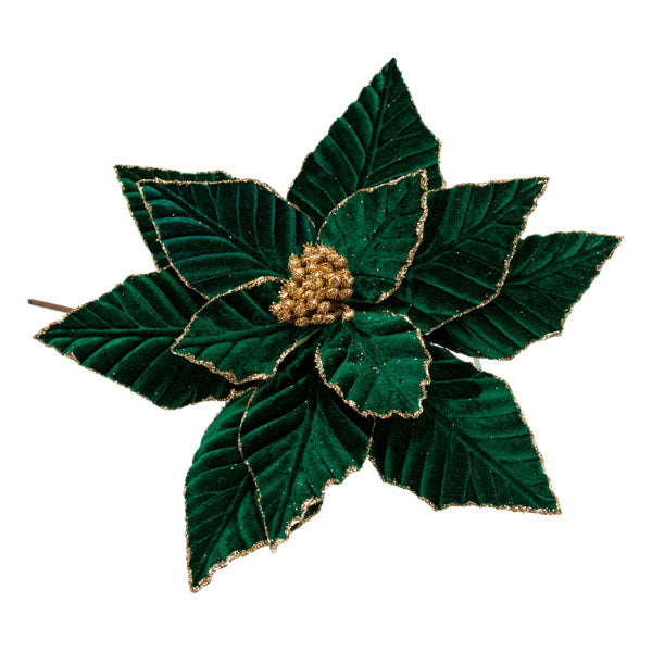 Emerald Green Poinsettia - Seasonal Decor