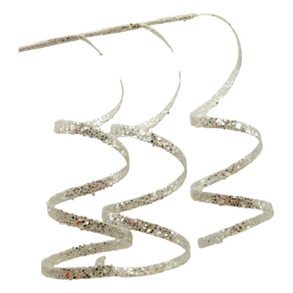 White Curly Pick - Seasonal Decor