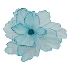 Pale Blue Sheer Flower - Seasonal Decor