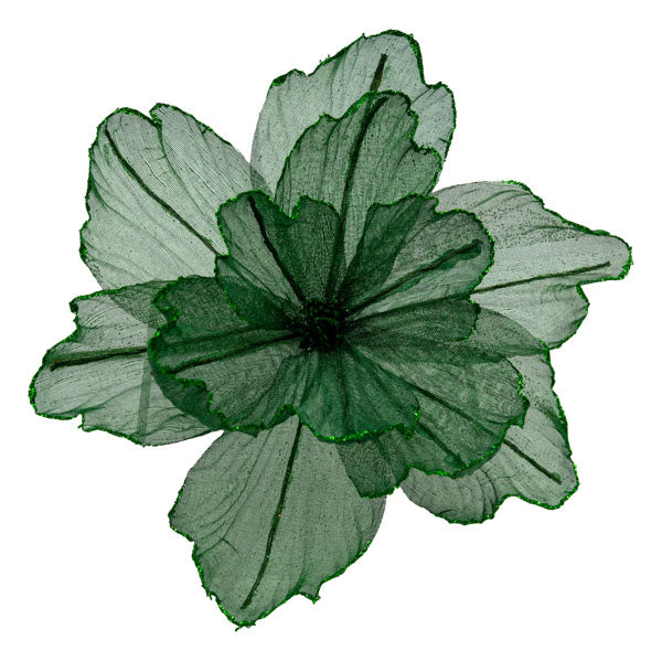 Green Sheer Flower - Seasonal Decor