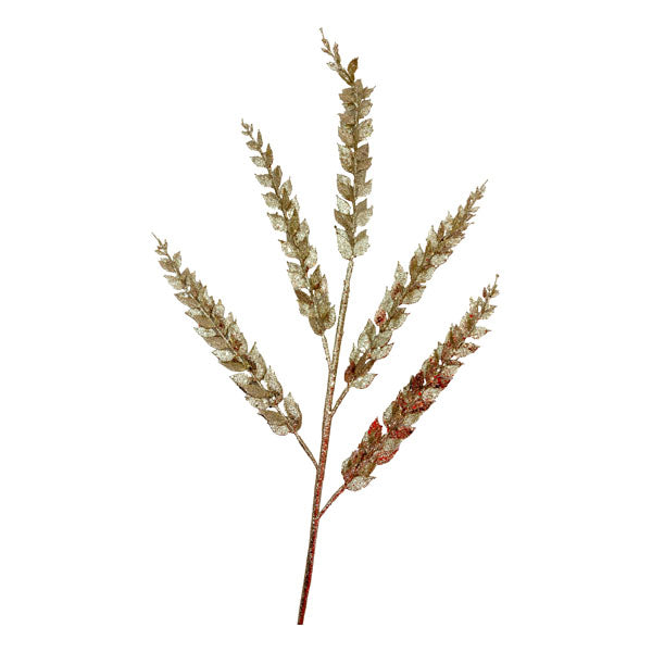Champagne Long Leaf Spray - Seasonal Decor